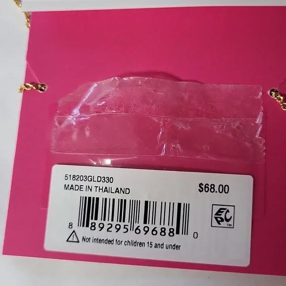 Kurt Geiger Emerald Cut Green Crystal Pendant Necklace - Picture 10 of 11